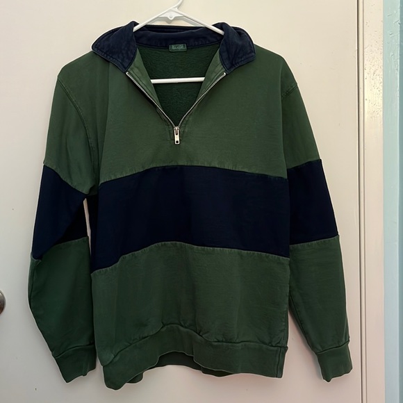 Brandy Melville Green Qtr Zip - Picture 2 of 5